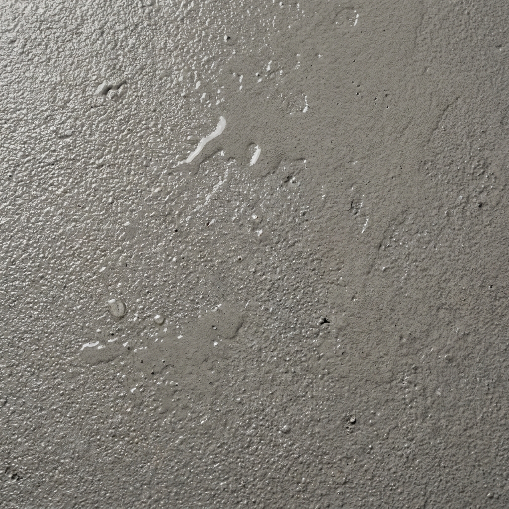 Medium, warm grey finish.